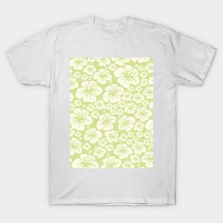 hibiscus tropical lime green aloha Hawaii coconut girl aesthetic iPhone case T-Shirt